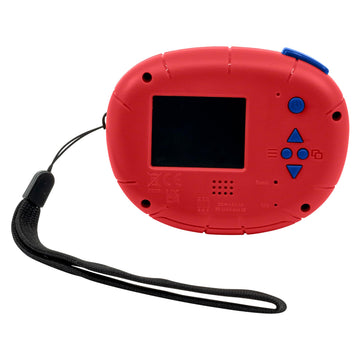 eKids Spiderman Kids Digital Camera, Video Recording, Plastic, Red, Model SM-533, Includes SD Card and Digital Stickers