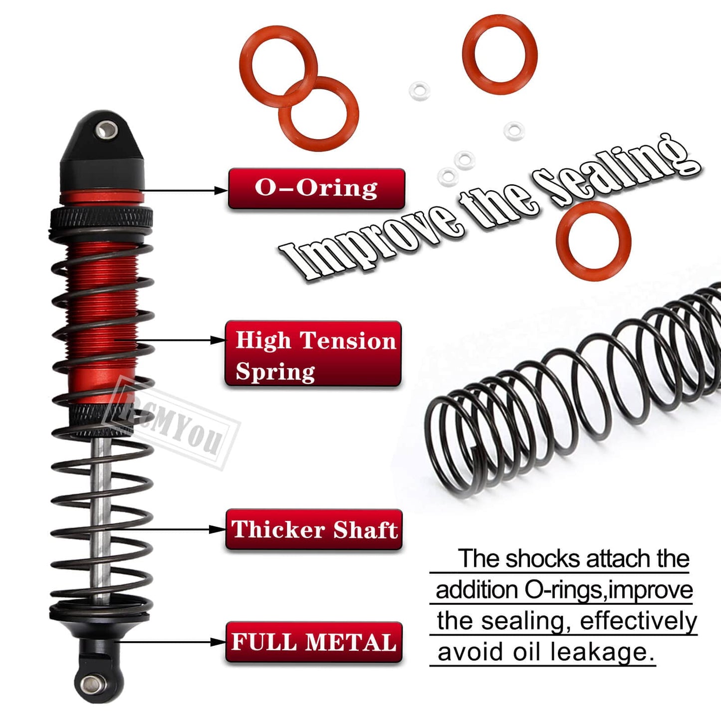 RCMYou RC Shocks,Drive Shaft CVD Axles Upgrades Part for 1/10 Arrma Vorteks/Granite/Senton 3S Blx & Mega 550,Vortek 3s Blx,4PCS