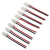 Vgoohobby 4Pairs Adapter Compatible with Tamiya Style Plug Male Female Connector w/10cm 14AWG Silicon Wire Cable for RC Car Lipo
