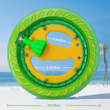 Honbo Kite String Spool For Adults And Kids,Kite String Reel With Bearing Structure, Foldable Handle, 300M/1000Ft Line - Ideal K