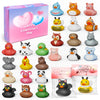 Konijiwa Valentines Day Gifts For Kids Includes 24 Pack Rubber Duck And Valentine Cards, School Valentine'S Day Party Exchanges