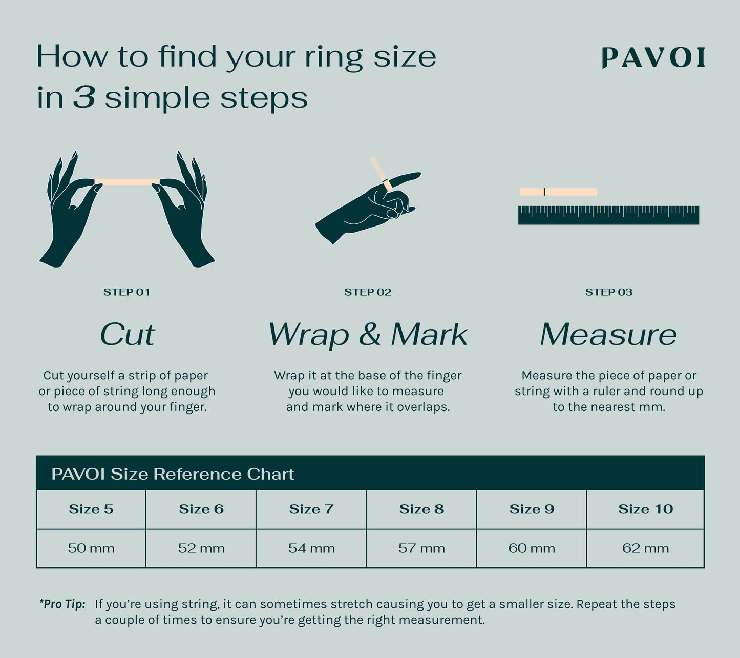 Pavoi Spinning Anxiety Ring (Beads, Rose Gold, 7)