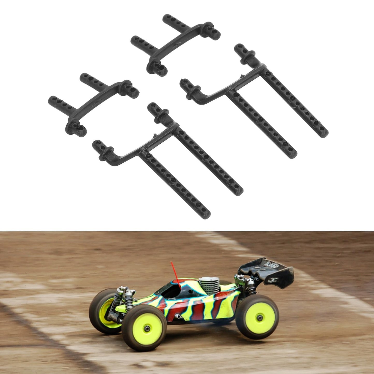 Jauarta Front and Rear Body Post Mount Shell Column Set for WLtoys K969 K979 K989 K999 P929 P939 284010 RC