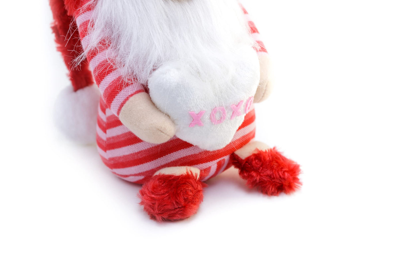 Madanar Valentine'S Day Pajama Gnome Plush Holding Conversation Heart Swedish Decor For Tiered Tray Shelf Table Decorations (Valentine'S)