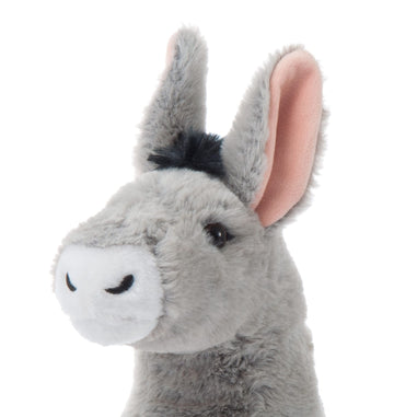 The Petting Zoo Donkey Stuffed Animal Plushie, Gifts For Kids, Wild Onez Farm Animals, Donkey Plush Toy 12 Inches