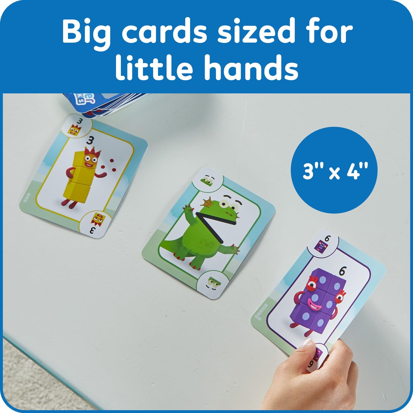 Hand2Mind Numberblocks Playing Cards, Deck Of Cards Themed, Preschool Math Games For Kids, Number Toys, Travel Toys For Toddlers 3-5, Kindergarten Learning Activities, Toddler Easter Basket Stuffers