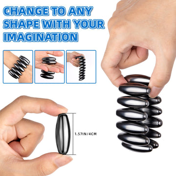 Vndueey Rainbow Ferrite Putty Magnet Fidget Toys For Adults,Magnets Rocks Fridge Magnets Desk Toys For Office-(16 Pack)