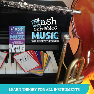 Flashcardables enhanced Music Flash Cards