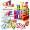 GUKAZH Wooden Number Building Blocks 20 Pcs Stacking Toys for Kids, Math Learning Tool for Students, Digital Building Blocks 1-1