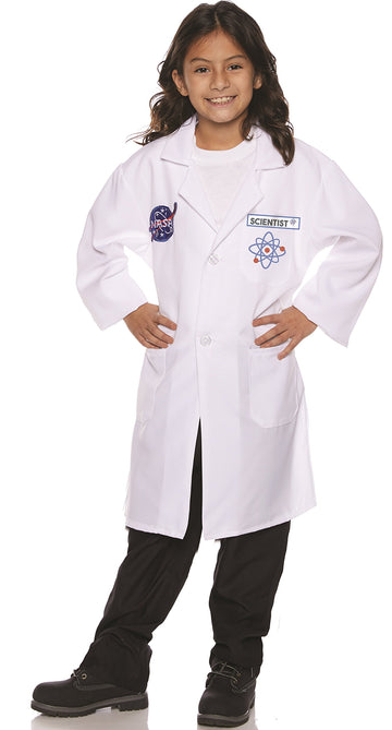 Rocket Scientist Lab Coat Child Costume Small