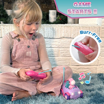 Nueplay Remote Control Car for Toddler Age 2 3 4 5, Electric RC Car Toys with Light & Music, Toddler Toys, Race Car Vehicles, Ho