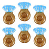 6 Pack Ring Inflatable Drink Holder, Liyde Drink Floaties Floating Drink Holder For Swimming Pool Drink Holder For Pool Party Bachelorette Party Float Decorations Pool Accessories For Adults