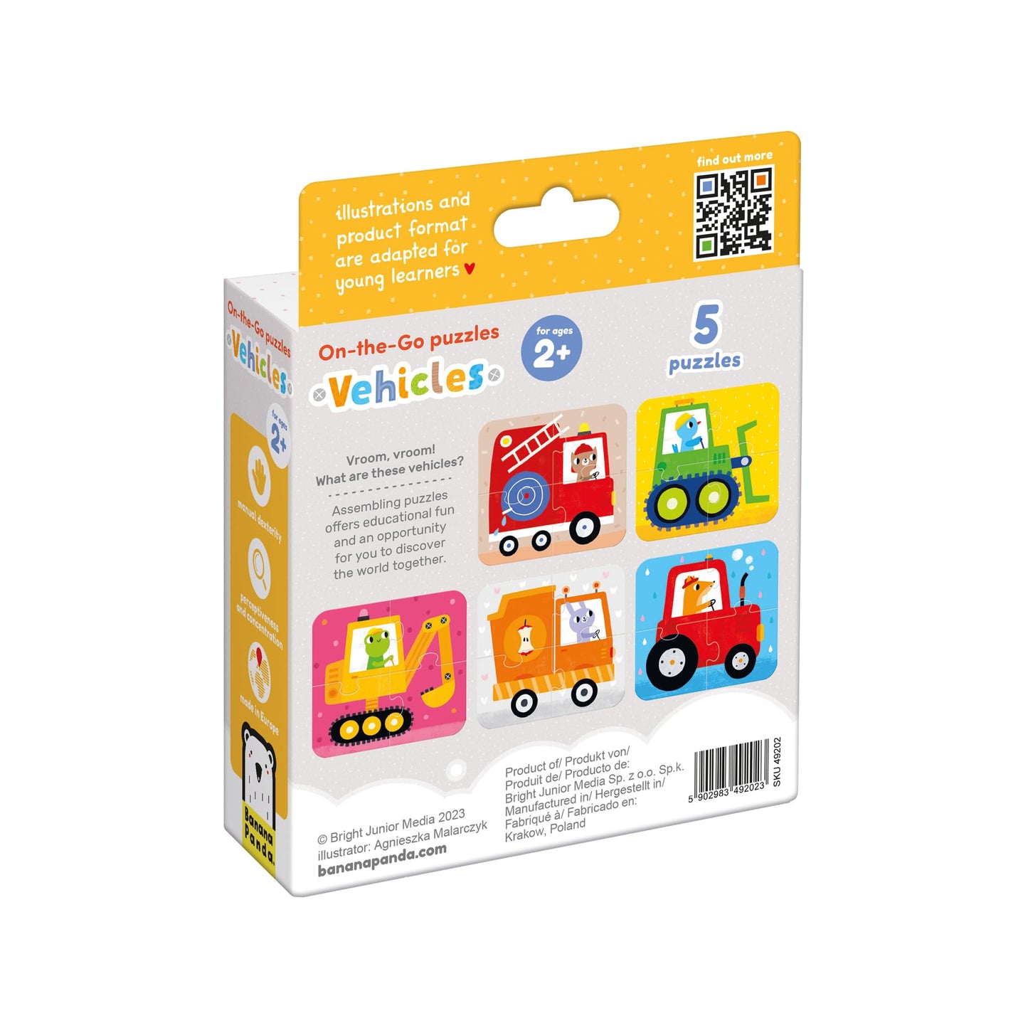 On-The-Go Puzzles Vehicles 2+ Toddler Puzzle