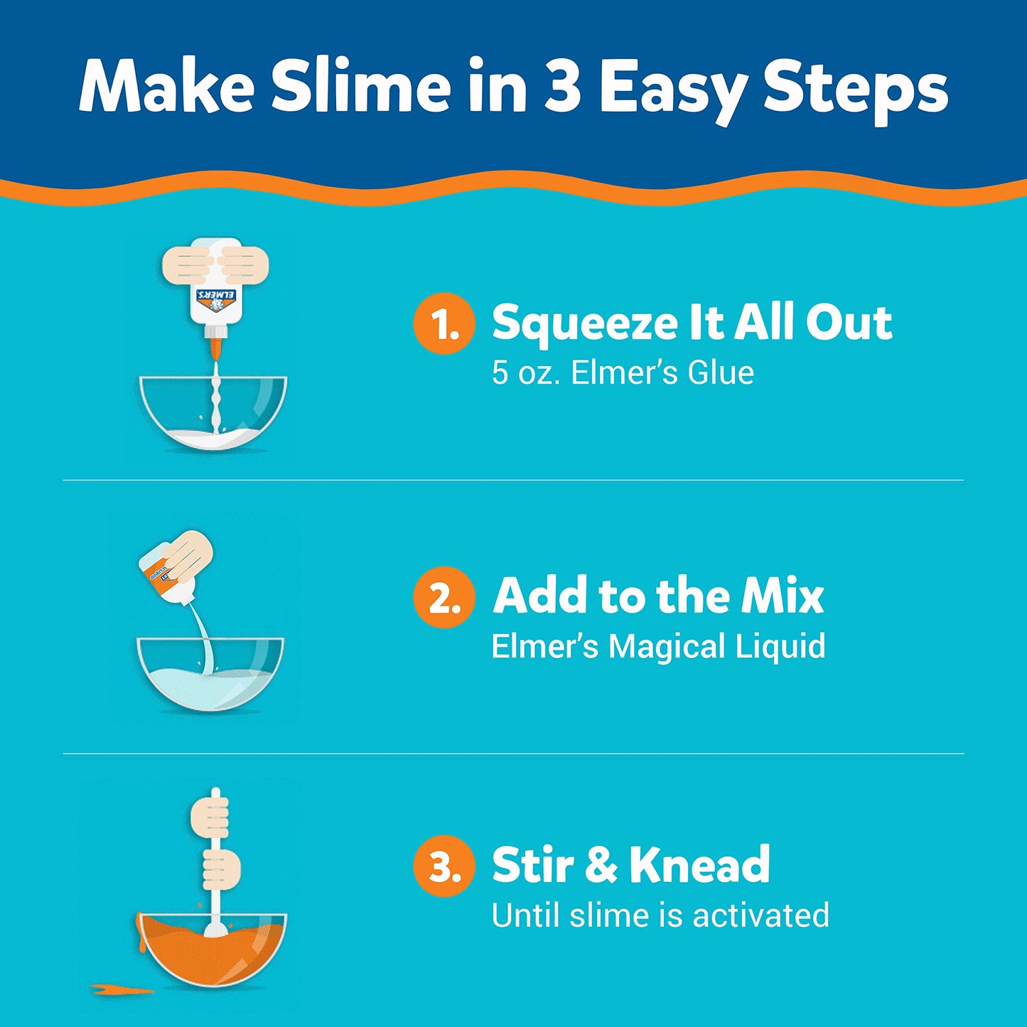Elmer'S Color Slime Kit, 2-Count + 2-Activator, Pink/Purple