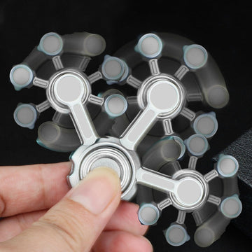 Cool Gear Fidget Spinner Metal Toy Gift For Kids Adults, Luminous Hand Finger Spinner Fingertip Spinning Top, Free Style Fidgeti
