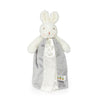 Bunnies By The Bay Bloom Bunny Bye Bye Buddy - Travel Size Baby Lovey - 11 inch Stuffed Rabbit and Baby Blanket - Super Soft Vel