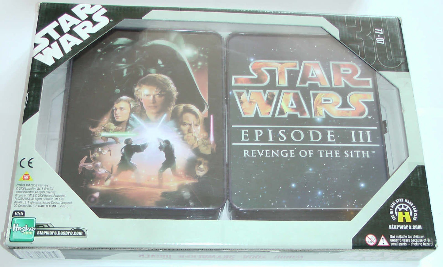 Hasbro Star Wars Episode Iii 3 Collectible Tin Action Figure Set Revenge Of The Sith