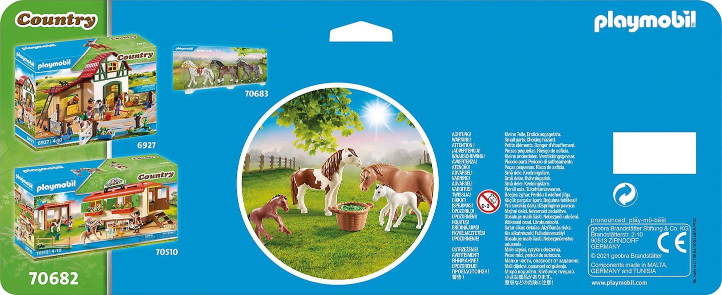 Playmobil Ponies With Foals