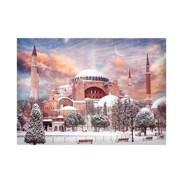 Amazing Puzzles 1000 Piece Jigsaw Puzzle For Kids And Adults 19X27In Poster Included - Hagia Sophia