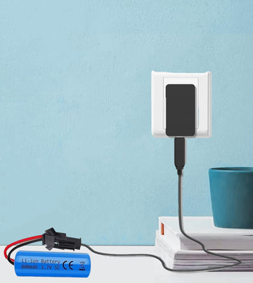 SM-2P 3.7V USB Charger Cable Compatible with Carrera Mario Remote Control RC Car Battery (2)