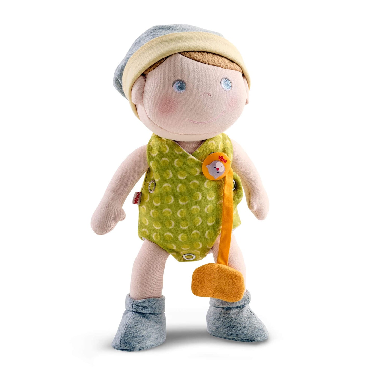 Haba Soft Doll Maxime Baby Doll Accessories Set - Machine Washable Plush Toys For 2 Year Old Girl And Boy - 11 ½“ Gift Set For Early Learning And Role Playing Skills