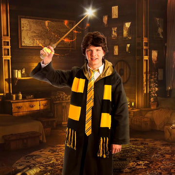 Light Up Magic Wizard Wand Rechargeable Illuminating Golden Wands For Witches Kids Boys Girls Party Gift, Lamp