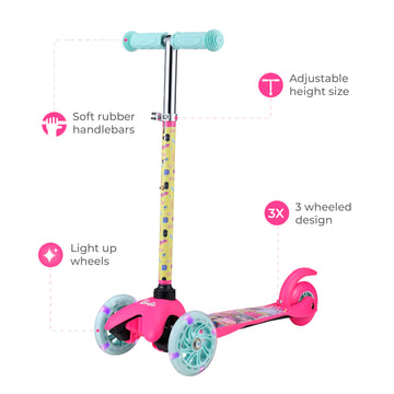 Monster Jam Self Balancing Kick Scooter With Light Up Wheels, Extra Wide Deck, 3 Wheel Platform, Foot Activated Brake, 75 Lbs Li