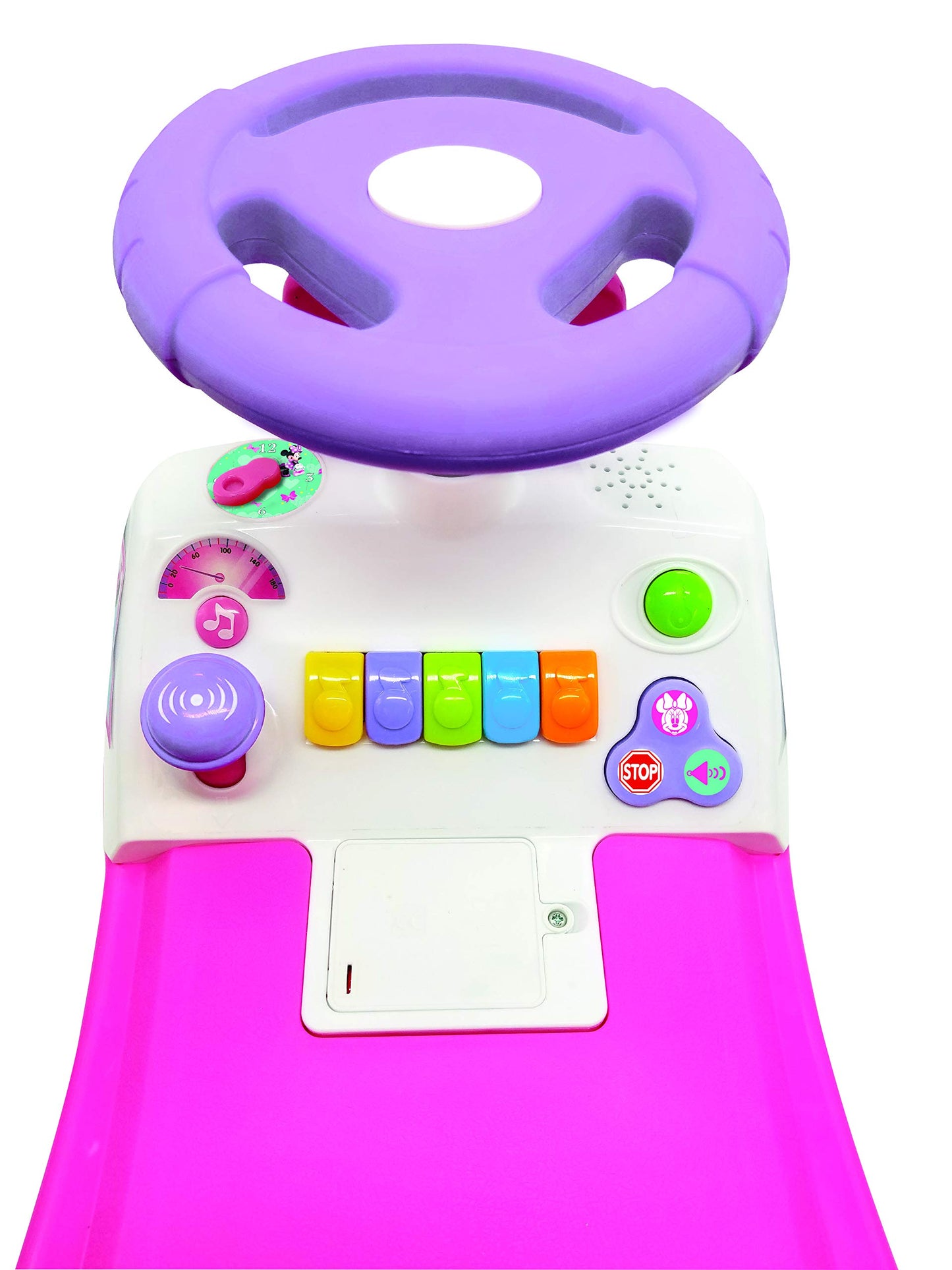 Kiddieland Minnie Dancing Ride On - Interactive, Sturdy Plastic Toy, Large, Mix Color, Model 55541, For Ages 2 and Up