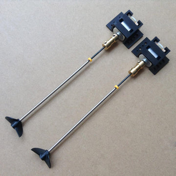 LICHIFIT Double 130 Motors RC Boat Drive Set Motor Seat 12CM Shaft Propellers RC Model Ship DIY Kit
