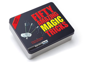 Marvin'S Magic - Fifty Amazing Magic Tricks | Amazing Magic Tricks For Kids In Gift Tin | Includes Classic Card And Coin Tricks, Mind Reading, Levitation + More