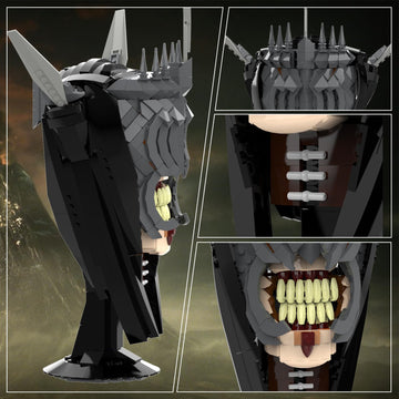 Lord Mouth Of Sauron Building Toys Compatible With Lego Sets For Adults And Boys 8-14, Lotr Model Figures, Halloween Christmas B