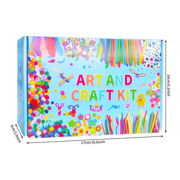 Itopstar Arts and Crafts Supplies Kit Craft Set for Kids-Art Supplies Kids Art Supplies Great for Preschool, Homeschool and Kind