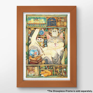 Pintoo Jigsaw Puzzles 600 Piece for Adults - Cotton Lion - Break Time - Easy Storage Snug Interlocking Plastic Puzzle No Glue Re