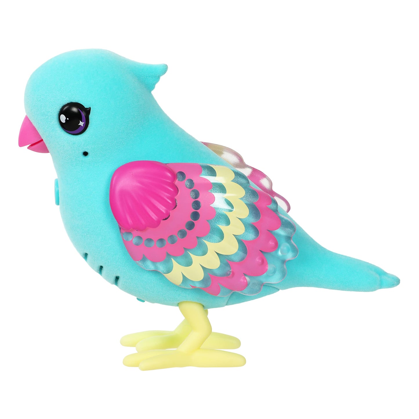Little Live Pets - Lil' Bird Single Pack: Tweet Twinkle | Interactive Toy Bird, 20+ Sounds, Light Up Wings, Repeats What You Say