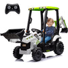 Sesslife Jcb Ride On Excavator, Kids Ride On Car With Remote Control, Electric Vehicle With Front & Back Loader For Kids Aged 3-