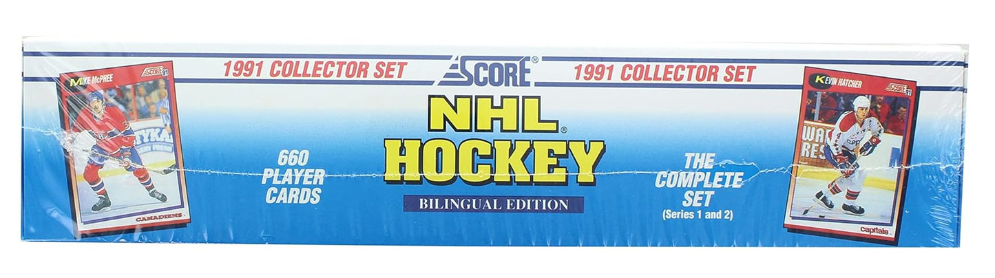 NHL 1991-92 Score Hockey Bilingual Factory Set | 660 Cards
