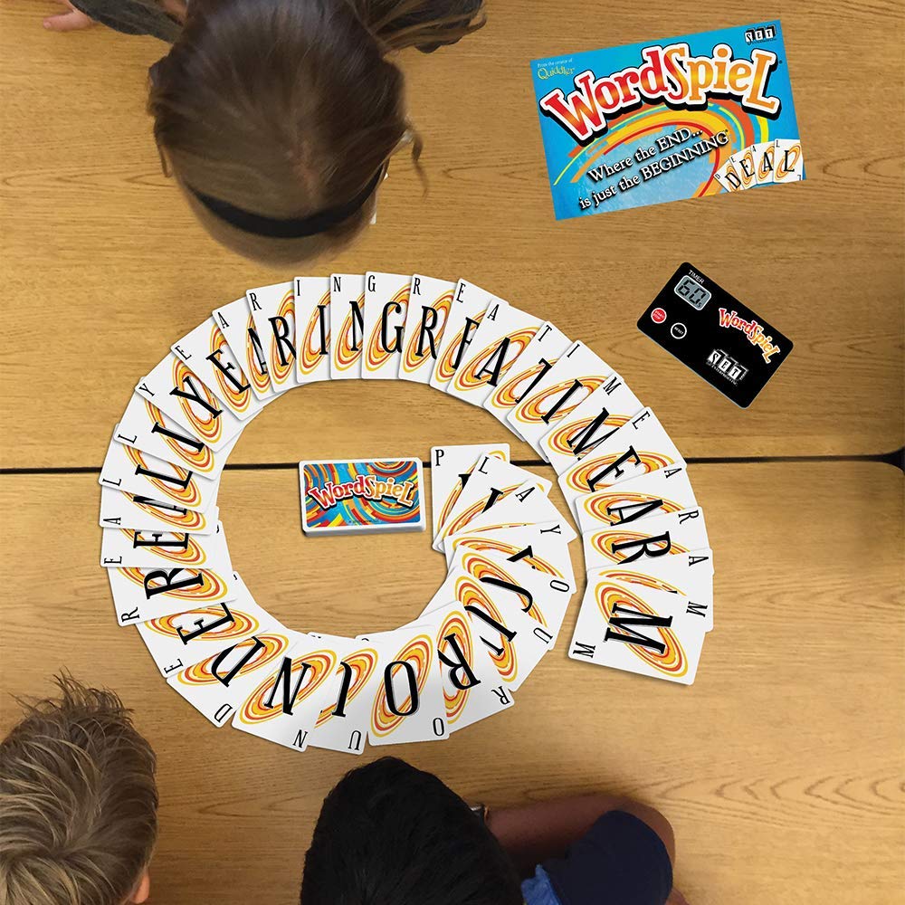 Set Wordspiel - Card Game - Make A Word Using Part Of The Word Before - Family Fun Game Night - For Ages 8+