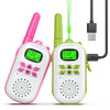 Walkie Talkies For Kids Rechargeable, 48 Hrs Working Time 3 Miles Range 22 Channels 2 Way Radio, Birthday Gifts For Boys Girls,Family Games Outdoor Hiking Camping,3-12 Years Old Toys 2 Pack