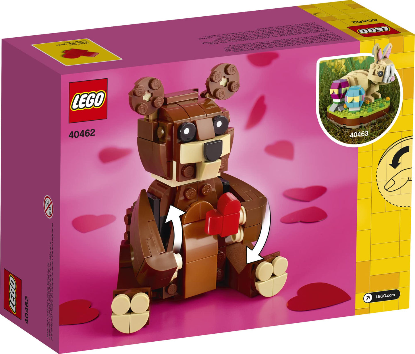 Lego Valentine’S Brown Bear 40462 Building Kit (245 Pieces)