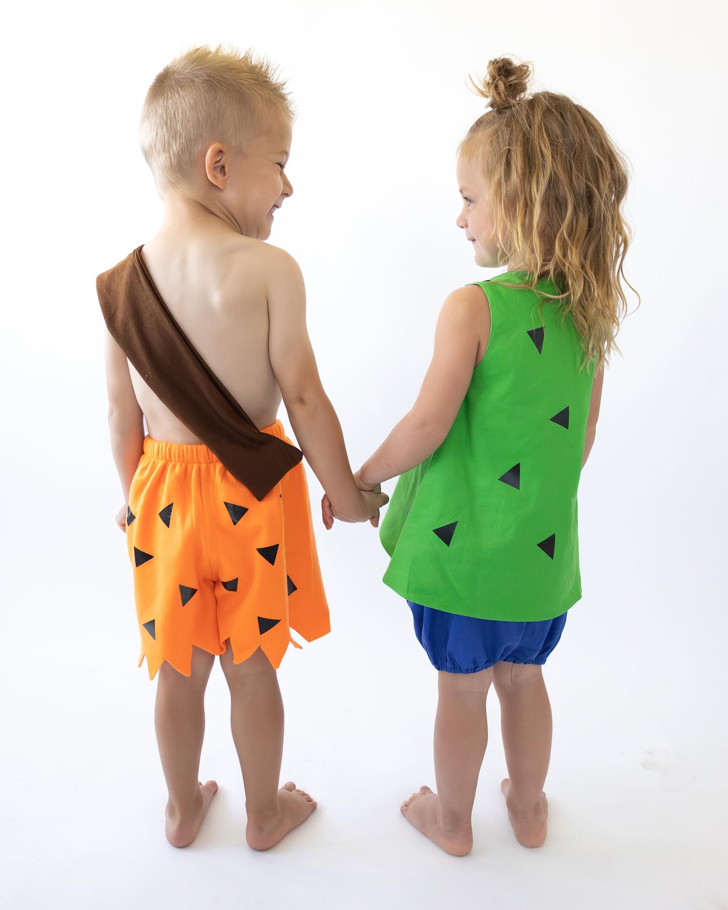 Luke And Lulu Halloween Toddlers Costume - Pebbles Outfit For Baby Girls - Caveman Bam Bam Costume For Baby Boys