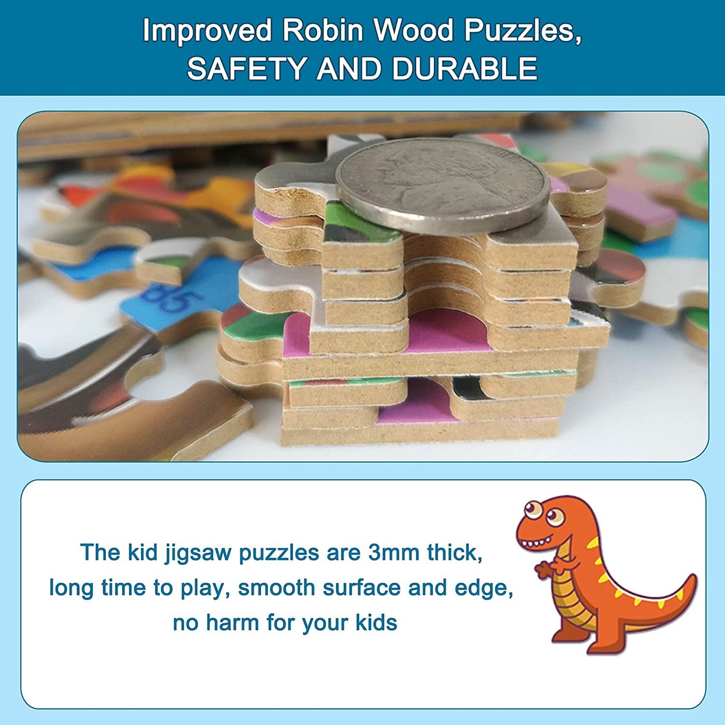Lelemon Puzzles For Kids Ages 4-6, Space Donut Puzzle 60 Piece Puzzles For Kids In A Metal Box, Educational Kids Puzzles Jigsaw