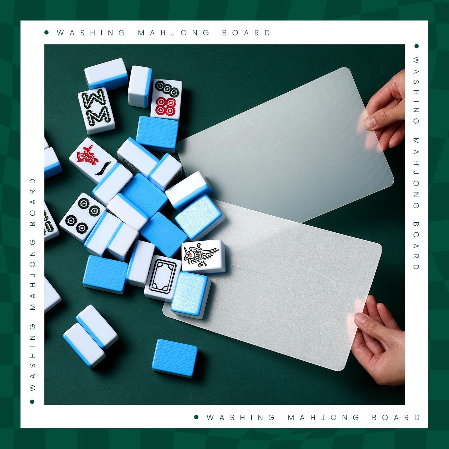 Seenelling Mahjong Tile Mixer Mahjong Shuffler For Mixing And Shuffling Tiles Plastic Mahjong Accessories Gifts For Mahjong Love