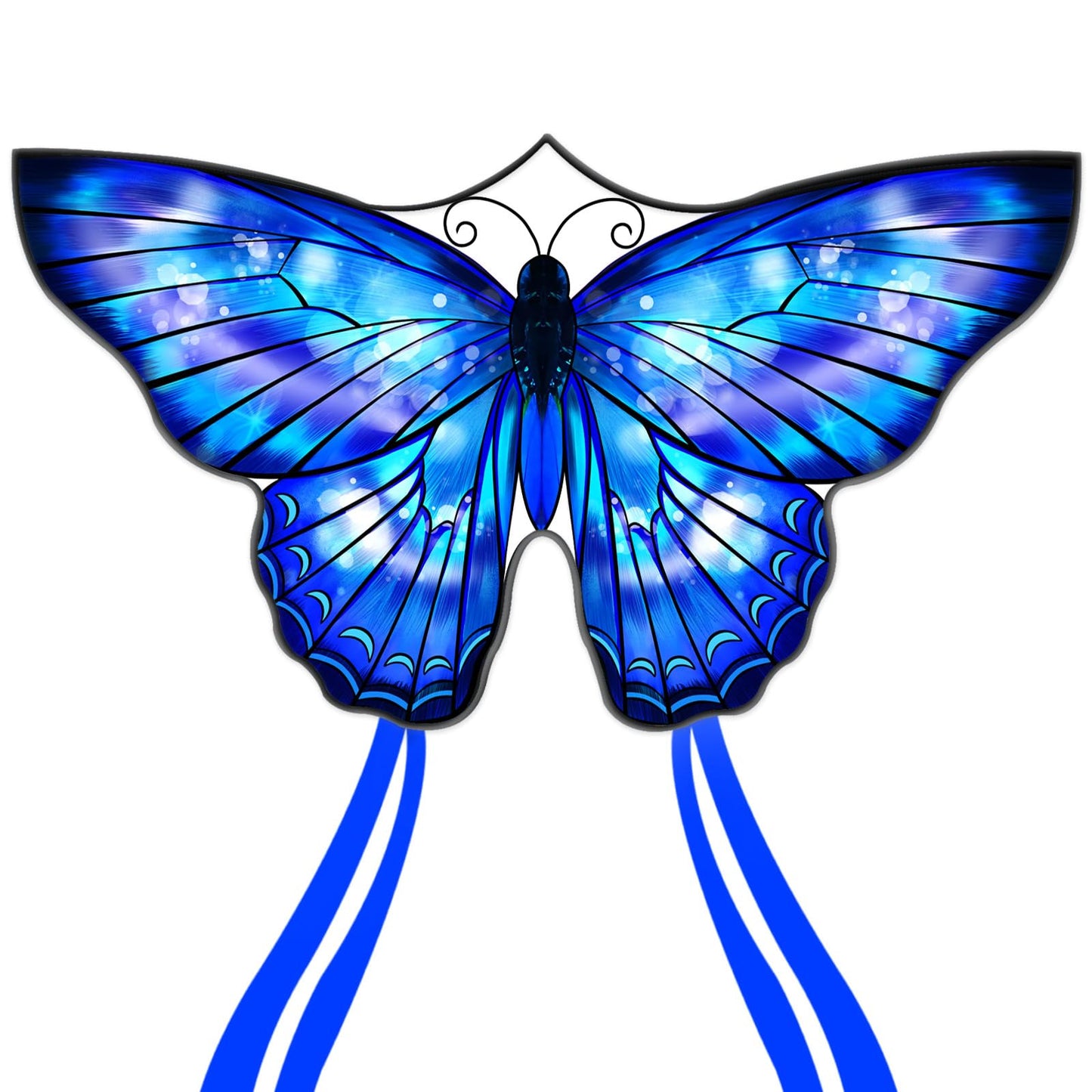 Mint'S Colorful Life Butterfly Kite For Kids & Adults, Easy To Fly Kites For Beach, Large Single Line Kite With Long Tail &300Ft