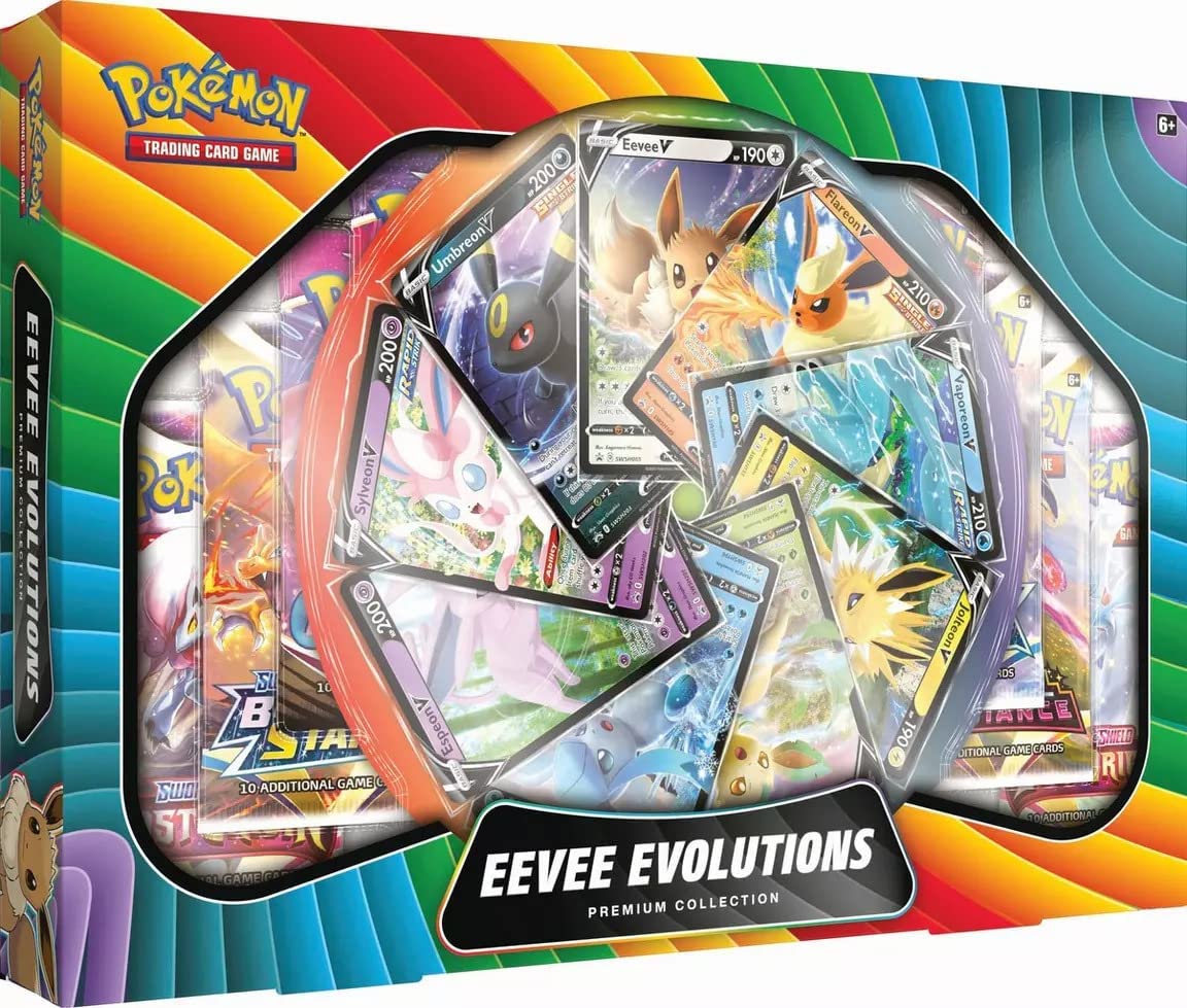 Pokemon Trading Card Game Eevee V Premium Collection - Cardboard Model 290-85174, Exclusive Edition