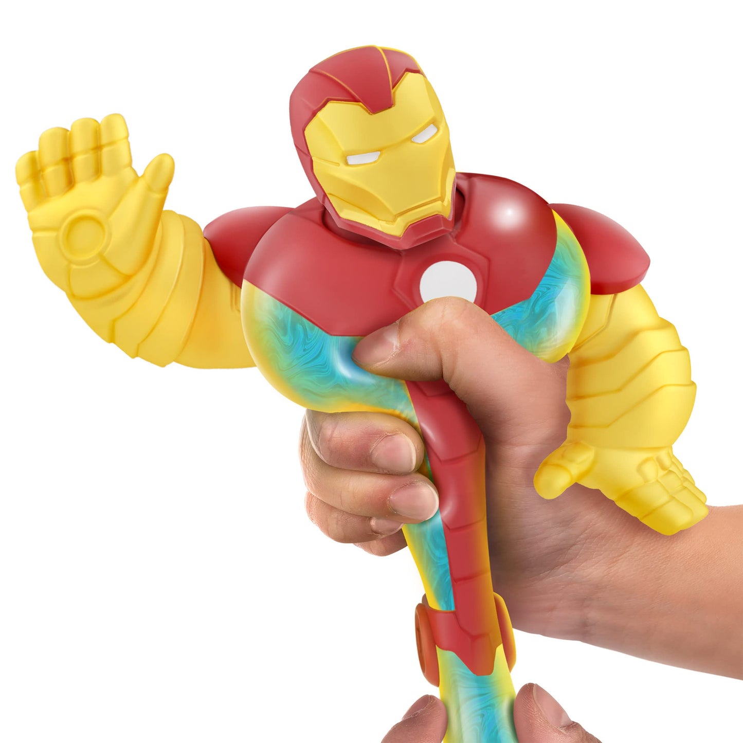 Heroes Of Goo Jit Zu Marvel Hero Pack. The Invincible Iron Man - Gooey 4.5' Tall