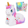 Snuggle Box Unicorn Piggy Bank For Girls | Kids Piggy Bank For Girls - Durable Plastic Girls Piggy Bank Girls Can Play With Incl