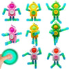 8 Pack Pop Fidget Spinner, Deformable Luminous Fidget Spinners Toy, Wacky Tracks Fidget Toys, Keychain Fidget Toys For Birthday