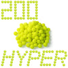 200 Rounds Refill Balls Ammo For Nerf Hyper Blaster Series Stock Up Hyper Games (Not Rival Compatible)