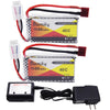 Blomiky 2 Pack 11.1V 1500mAh 35C Lipo Battery with Deans T Plug for RC Airplane, RC Helicopter, RC Car Truck, RC Boat and Quadco