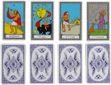 Miss Cleos Tarot Card Power Deck With 78 Egyptian Theme Mythological Divinity Cards- English Legend Included